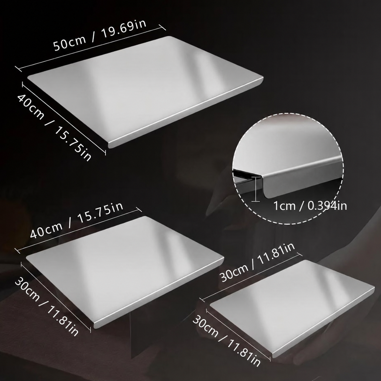 Lumeressa PurePrep™ Stainless Steel Cutting Board