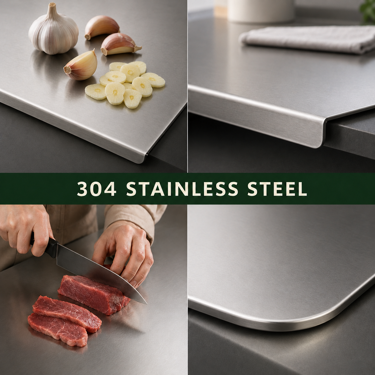 Lumeressa PurePrep™ Stainless Steel Cutting Board